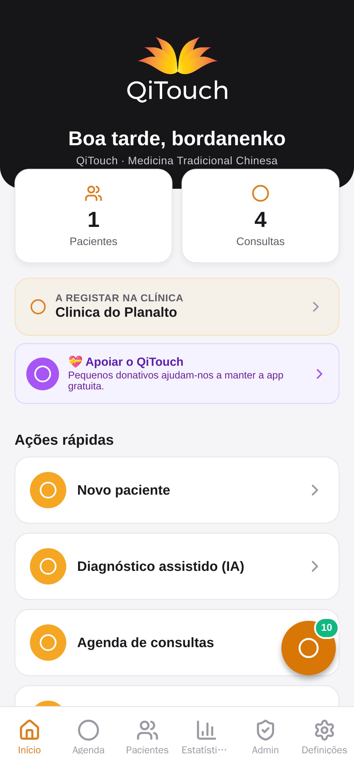 Painel QiTouch